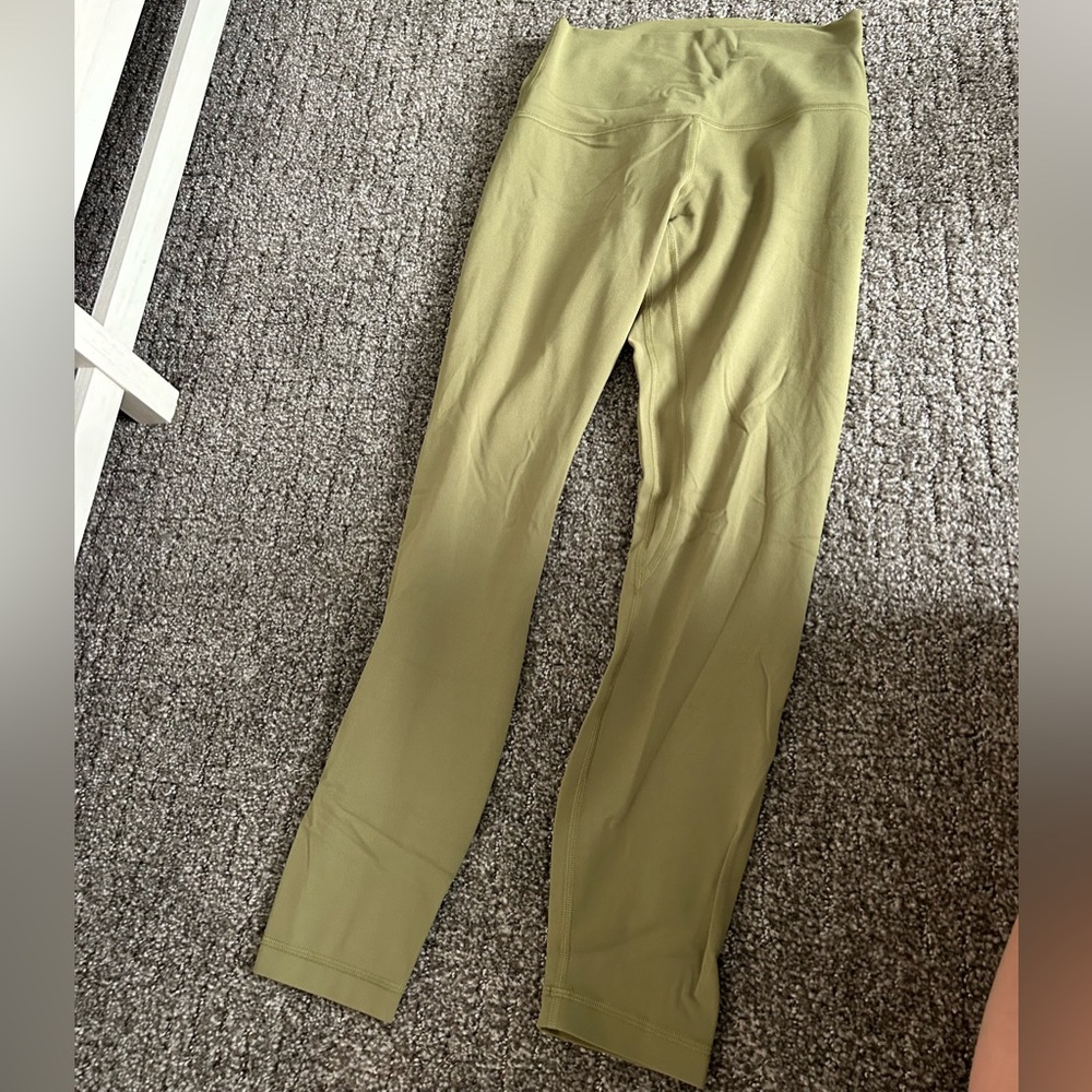 Bronze Green Align Leggings